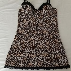 Sophie b. Leopard slip dress